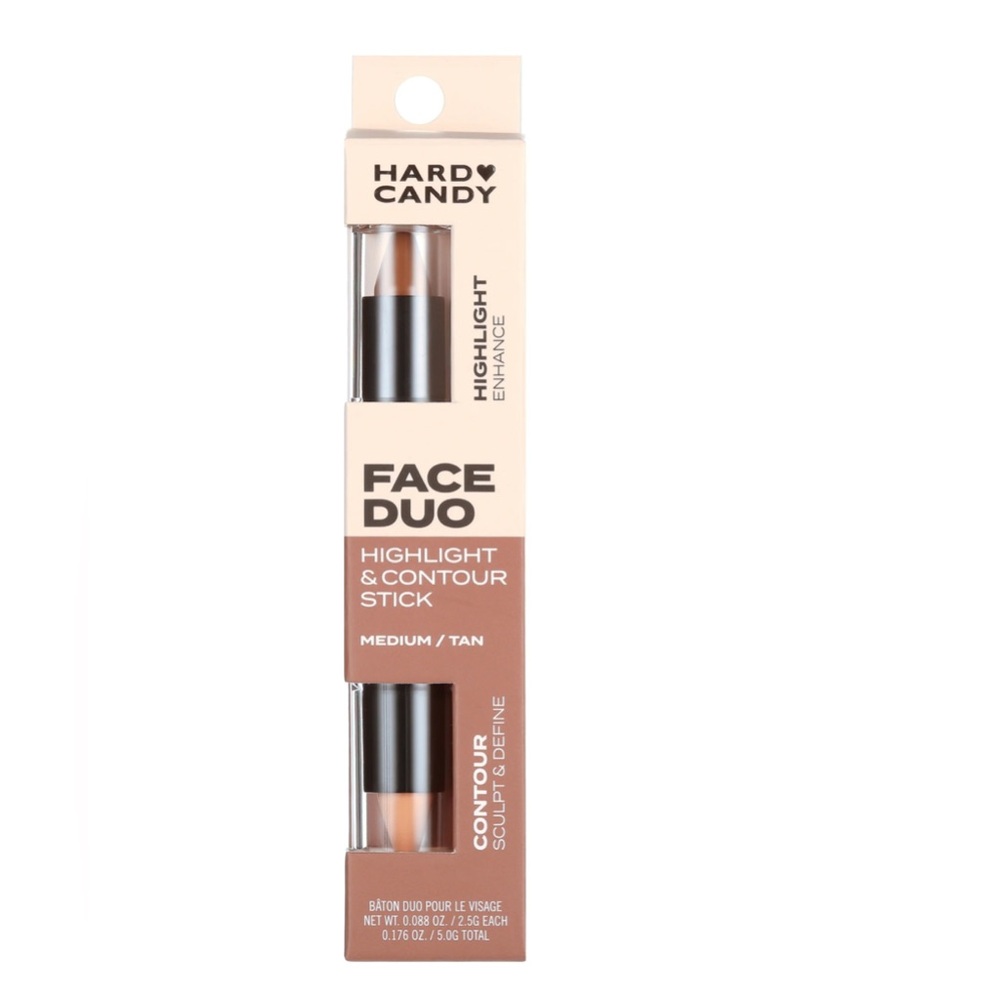Hard Candy | Bundle Face Duo Highlight & Contour Stick Sculpt & Define Med Fair